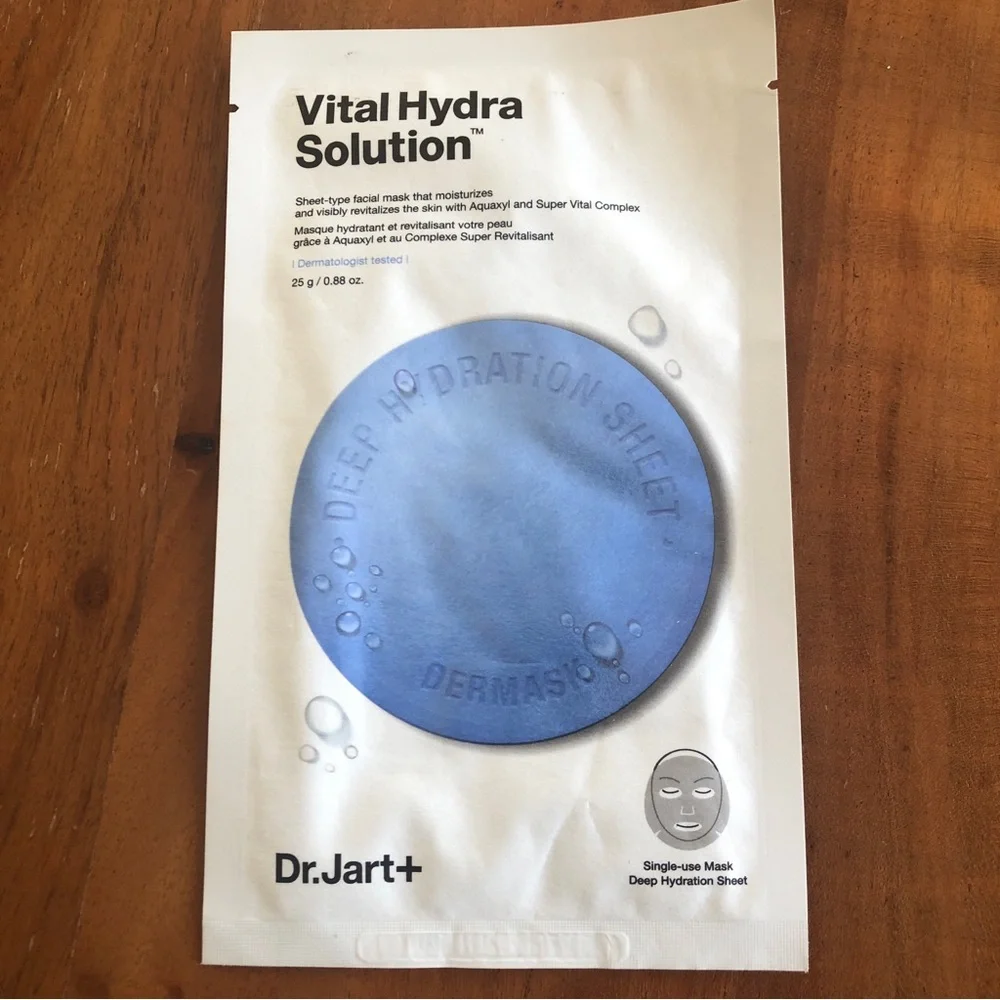 New Dr Jart+ Vital‎ Hydra Solution 1 Facial Mask